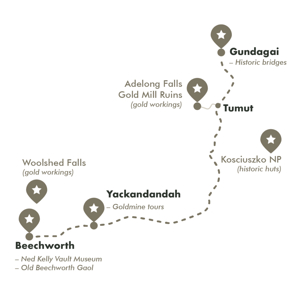 Route map: Hip meets history